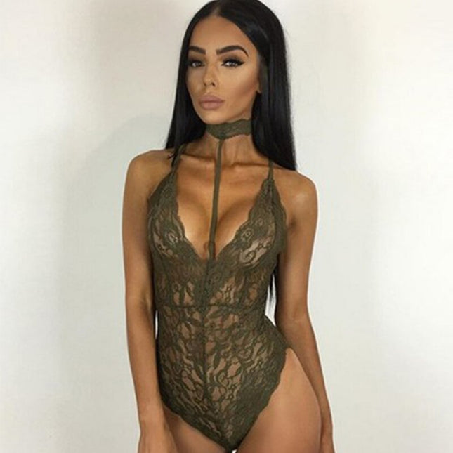Porn Body Stocking Erotischer Bodysuit Babydoll Große Größen Spitze Rückenfrei Teddy Sexy Dessous Damen Netz Strumpfnetz Sexkleid Mujer