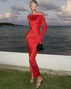 M / red