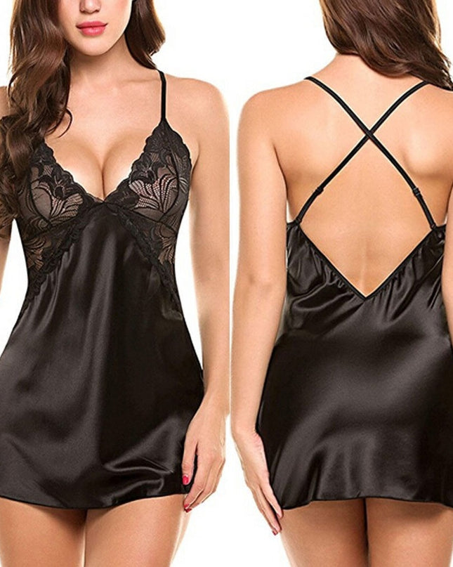 Hot Women Sexy Erotic Sling Lingerie Nightwear Robe Babydoll Attractive Sexi Sleepwear Charming Night Dress Sleep Wear Nightgown