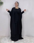 Black sets no scarf