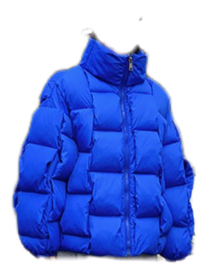 Wattierte Baumwoll-Parkajacke Damen Wintermäntel und -jacken Rollkragen-Kurzparkas Bubble Puffer Damenjacke Winter 2023