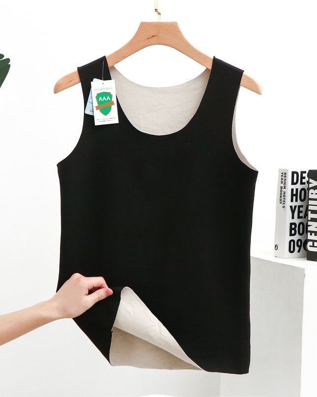 Anime Oversize Herren Baumwoll-T-Shirts Winter Thermo Weste Herren Freizeit-T-Shirt Mode Pelz-T-Shirt Kurzarm Mann Lose Oberteile