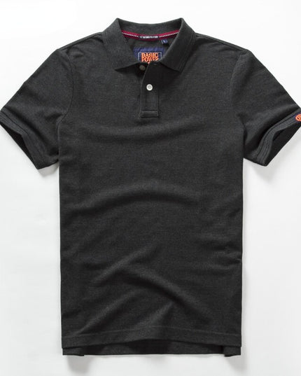 T-Shirt Sommer Herren Poloshirts für Männer Kleidung Baumwollhemden Tops Kurzarm Schlichtes T-Shirt für Männer M-3XL Causa Punk