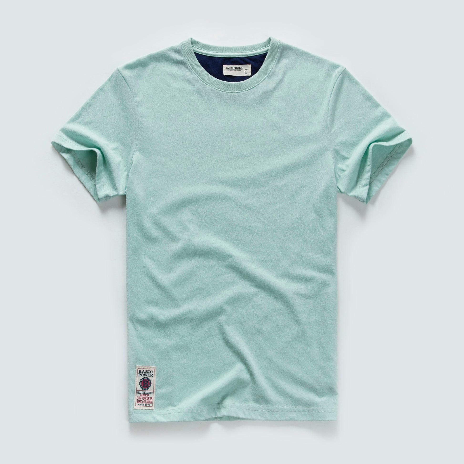 Men's T-shirt for Men Cotton Solid Color T Shirt Men Causal Goth Punk O-neck Basic Tshirt Male High Quality Classical Tops