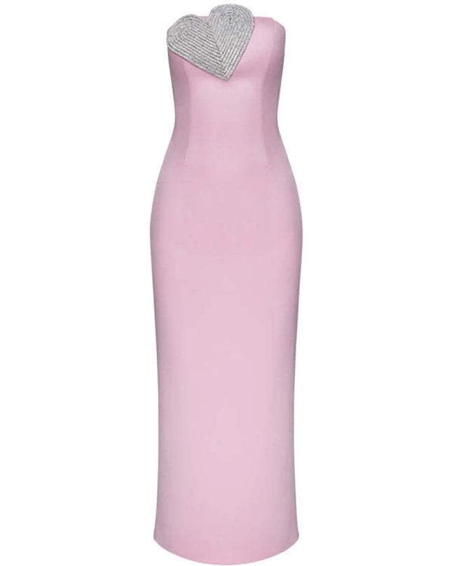 Einfarbige Patchwork-Rauten, schlankmachende Kleider für Damen, trägerlos, ärmellos, hohe Taille, elegantes Kleid, Damenmode
