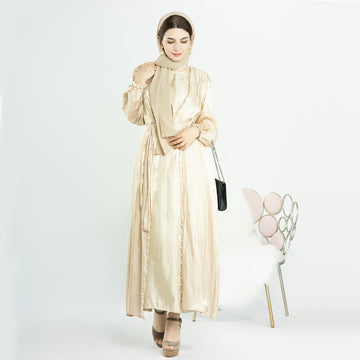 apricot with scarf