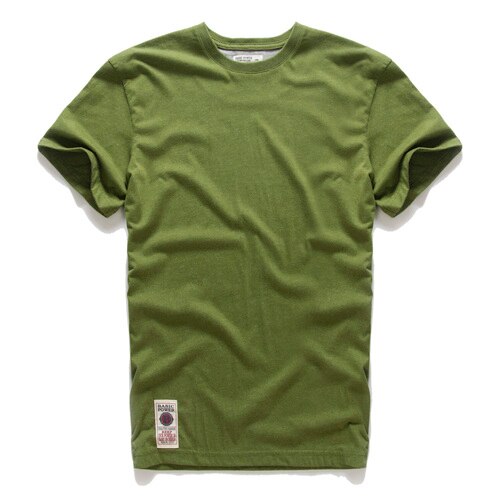 Men's T-shirt for Men Cotton Solid Color T Shirt Men Causal Goth Punk O-neck Basic Tshirt Male High Quality Classical Tops