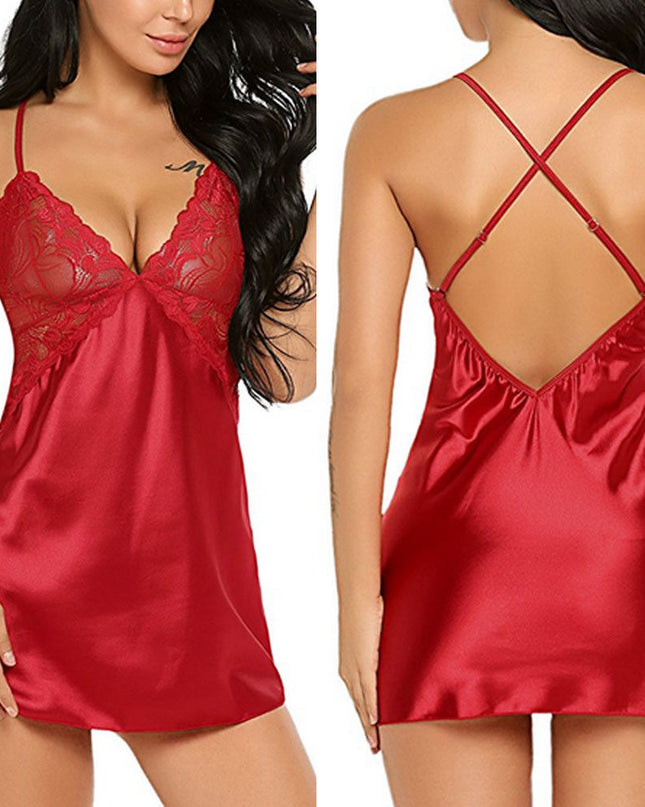 Hot Women Sexy Erotic Sling Lingerie Nightwear Robe Babydoll Attractive Sexi Sleepwear Charming Night Dress Sleep Wear Nightgown