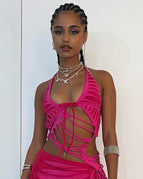 pink top