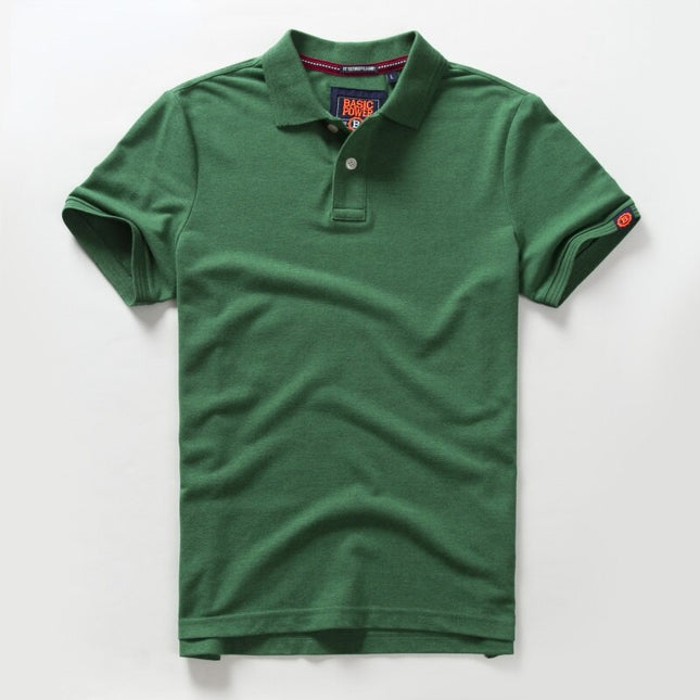 T-Shirt Sommer Herren Poloshirts für Männer Kleidung Baumwollhemden Tops Kurzarm Schlichtes T-Shirt für Männer M-3XL Causa Punk