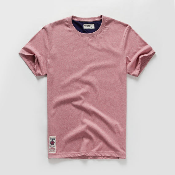 Men's T-shirt for Men Cotton Solid Color T Shirt Men Causal Goth Punk O-neck Basic Tshirt Male High Quality Classical Tops