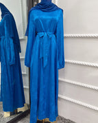 XXL / blue with scarf