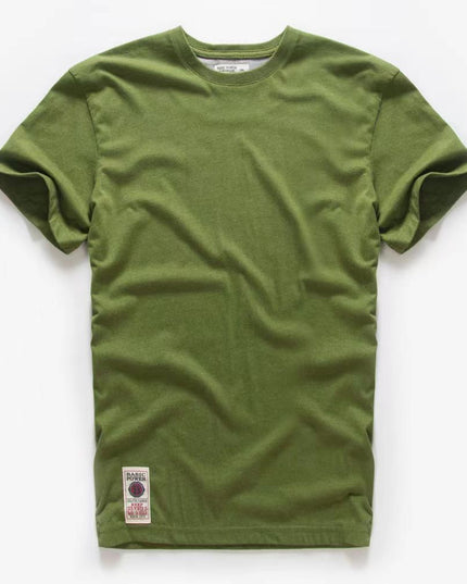 Men's t-shirt New Summer cotton white solid t shirt men causal o-neck basic tshirt male high quality classical tops