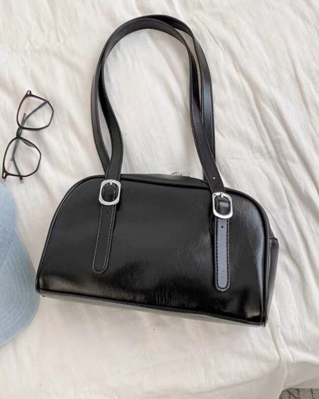Fashion Silver Color Women Underarm Bag Simple Ladies Large Shoulder