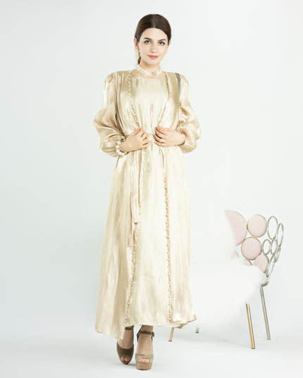 Djellaba Suits Abaya Dubai Two pieces Muslim Sets Dress Abaya Dubai Turkey Muslim Islam Abayas With Belt