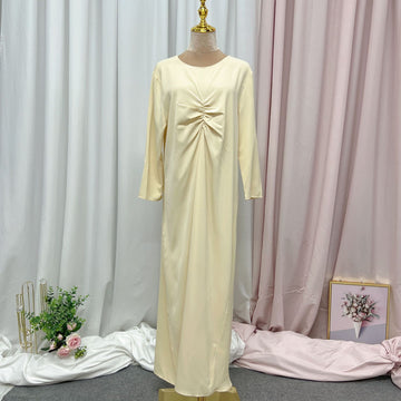 apricot inside dress