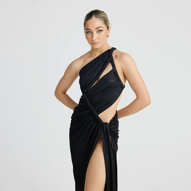 Sexy Cutout Etuikleid – Schulterfreies, schmales Kleid für Damen