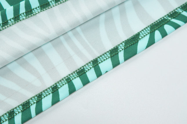 Damen-Ringkleid mit unregelmäßigem Print