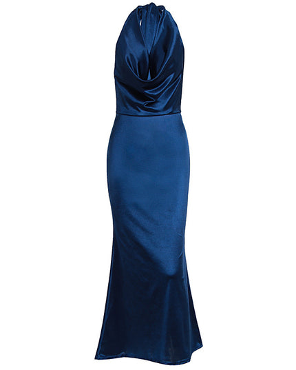 Sexy Halter-neck, Plunging Neckline, Backless Dress