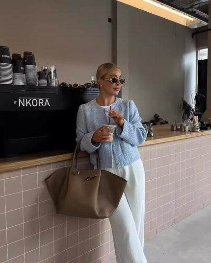 Women's New Fashion Commuter Three Colors Chanel Coat