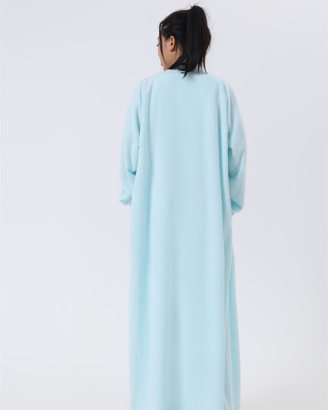 Mysigt pyjamas-set, loungewear-set i 3 delar, gulliga myskläder, varma kostymset, matchande set, lounge-set, byxset i 3 delar, vinterklänning för kvinnor