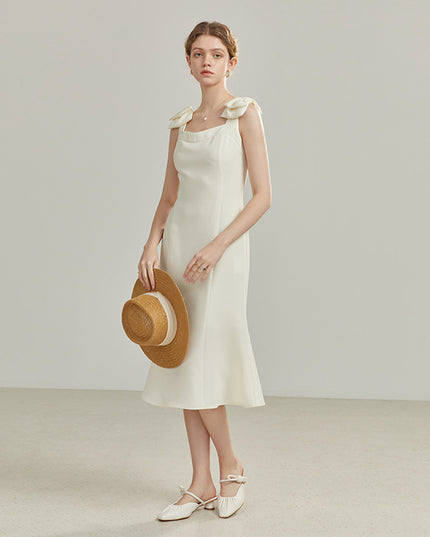 Schickes ärmelloses französisches Kleid für elegante Damen