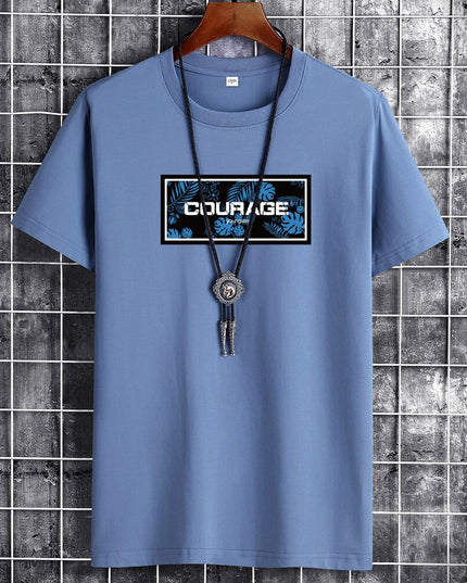 Anime Summer Oversized T-Shirt Cotton Casual  Men T-Shirts Harajuku Manga Clothing Tshirt Street Handsome Men T-Shirt Top
