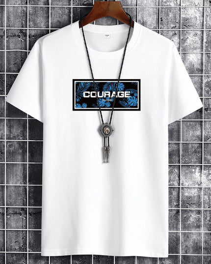 Anime Summer Oversized T-Shirt Cotton Casual  Men T-Shirts Harajuku Manga Clothing Tshirt Street Handsome Men T-Shirt Top