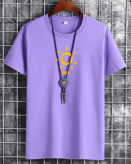 Anime Gothig New Summer Cotton Man T-Shirt T Shirts Fashion Harajuku Sun Printing short T-Shirts Breathable Men Tshirt Tops