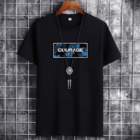 Anime Summer Oversized T-Shirt Cotton Casual  Men T-Shirts Harajuku Manga Clothing Tshirt Street Handsome Men T-Shirt Top