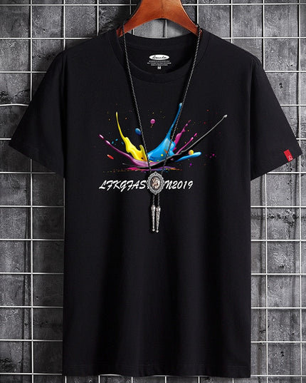 Newest T Shirt for Men Clothing Anime Fitness White O Neck Man T-shirt For Male Oversized S-6XL New Men T-shirts Goth Punk