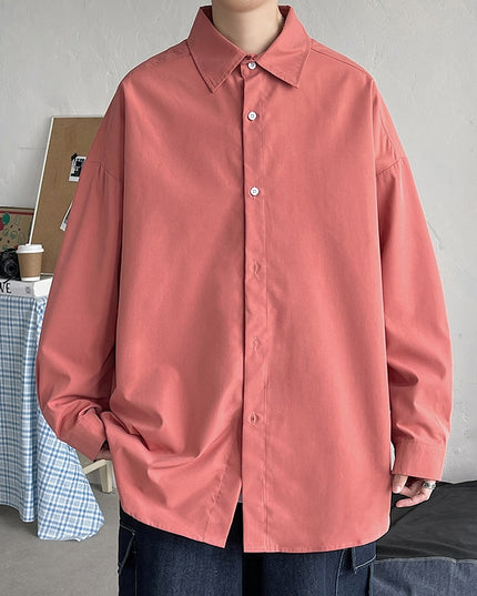 Men Korean Fashion White Long Sleeve Shirts 2023 Mens Harajuku Black Oversized Shirt Male Button Up Shirts Blouses 5XL