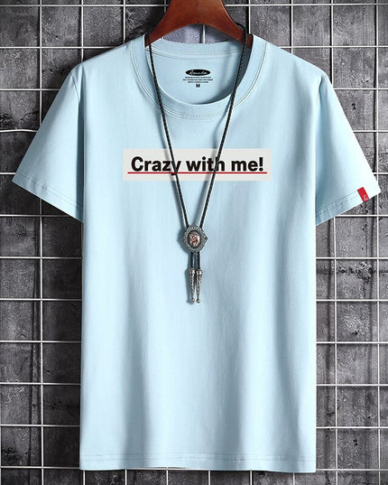 Newest T Shirt for Men Clothing Fitness White O Neck Man T-shirt For Male Oversized Anime S-6XL New Men T-shirts Goth Punk
