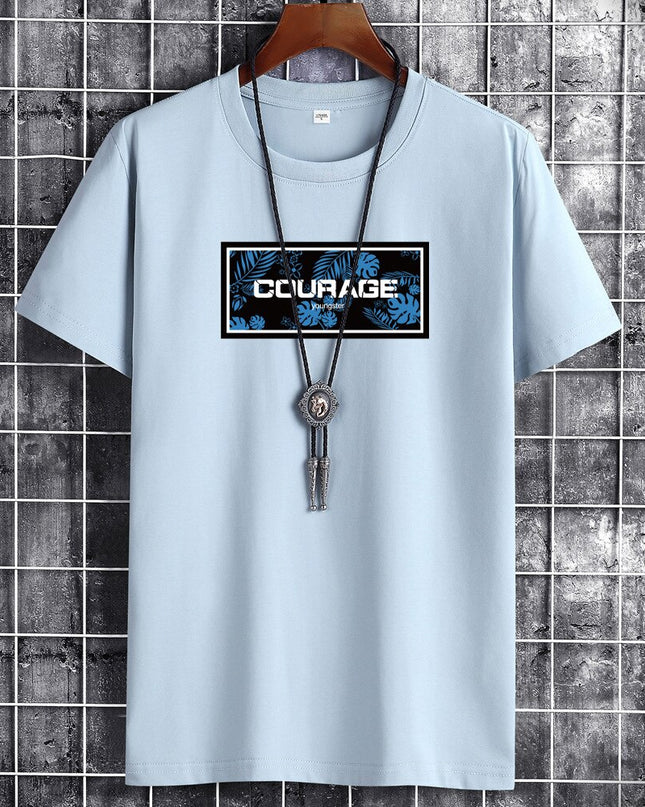 Anime Summer Oversized T-Shirt Cotton Casual  Men T-Shirts Harajuku Manga Clothing Tshirt Street Handsome Men T-Shirt Top