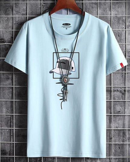 Newest T Shirt for Men Clothing Fitness White O Neck Anime Man T-shirt For Male Oversized S-6XL New Men T-shirts Goth Punk