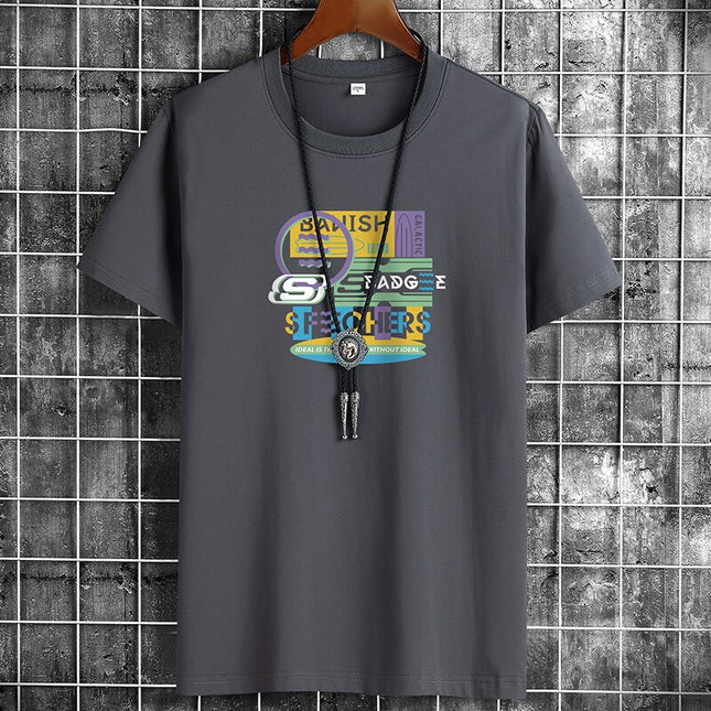 New Fashion Anime Clothing Summer Harajuku Retro Manga Hip Hop T Shirt for Men Goth Streetwear Vintage T-shirt Oversized