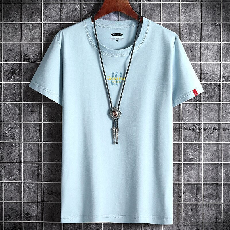 New T Shirt for Men Summer Harajuku Graphic Oversized Goth Punk Manga Vintage Hip Hop Couples Matching Men Clothing Anime