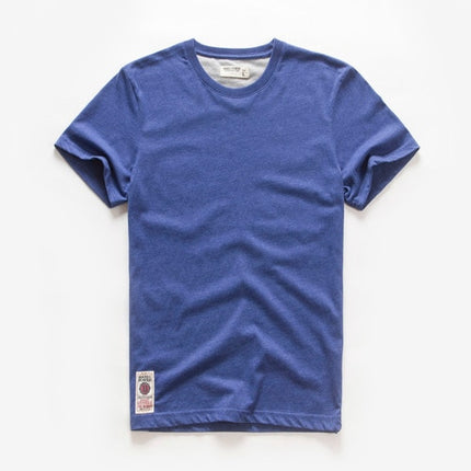 Men's t-shirt New Summer cotton white solid t shirt men causal o-neck basic tshirt male high quality classical tops