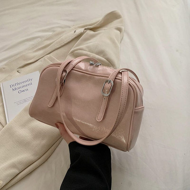 Fashion Silver Color Women Underarm Bag Simple Ladies Large Shoulder