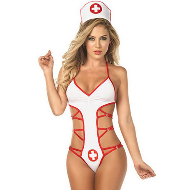 Erotiska underkläder för kvinnor, sexig cosplay-uniform, sexig klänning, underklädesset för kvinnor, sexiga pyjamas, teddy babydoll, cosplay-uniformdräkt
