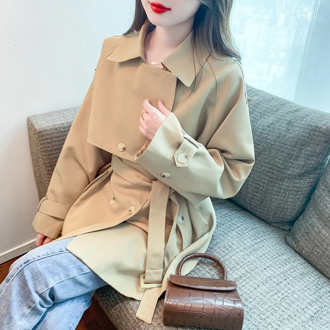 Bleiben Sie diesen Herbst warm und stilvoll mit unserem zweireihigen Mantel im britischen Stil