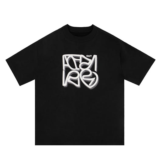 Vintage-Inspired Y2K Short Sleeve Suede Top Tee for Men and Women