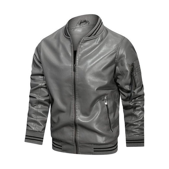 Jackets for Men Clothing  PU Lether Jacket Coat Tracksuits Bomber Coats Chaquetas Jaquetas Baseball Chaquetas Windbreakers
