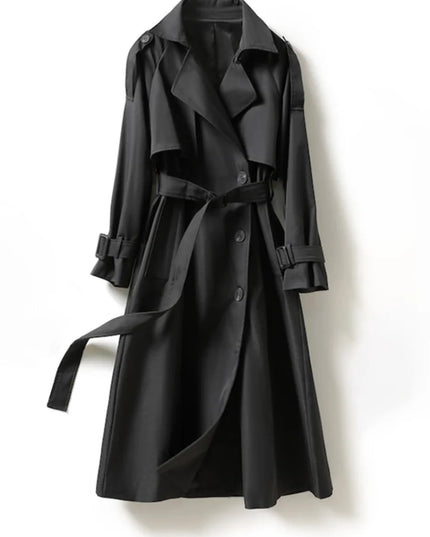 Bleiben Sie stilvoll und warm mit unserem Damen-Trenchcoat für Herbst und Winter