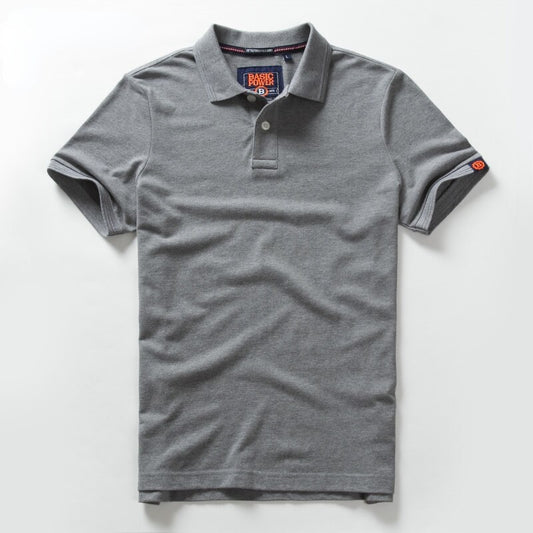 T-shirt Summer Mens Polo Shirts for Men Clothing Cotton Shirts Tops Short Sleeve Simple T Shirt for Men M-3XL Causa Punk