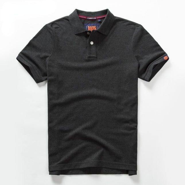 T-Shirt Sommer Herren Poloshirts für Männer Kleidung Baumwollhemden Tops Kurzarm Schlichtes T-Shirt für Männer M-3XL Causa Punk