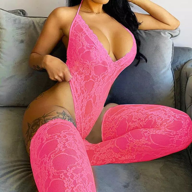 Exotiska kostym damunderkläder, erotiska underkläder, nätsnörning, genomskinlig behå, sexig babydoll, sexigt erotiskt underklädesset