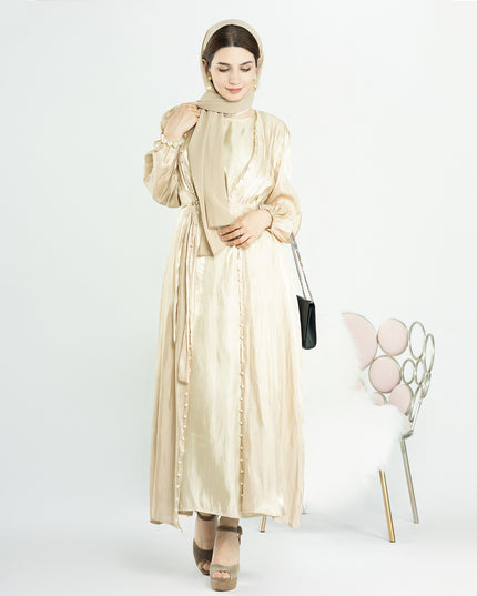 Djellaba Suits Abaya Dubai Two pieces Muslim Sets Dress Abaya Dubai Turkey Muslim Islam Abayas With Belt