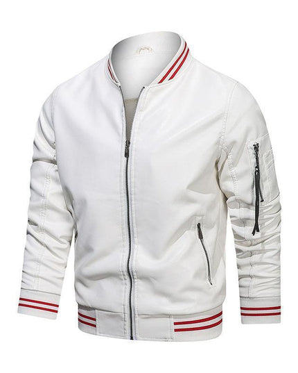 Jackets for Men Clothing  PU Lether Jacket Coat Tracksuits Bomber Coats Chaquetas Jaquetas Baseball Chaquetas Windbreakers
