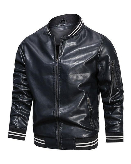 Jackets for Men Clothing  PU Lether Jacket Coat Tracksuits Bomber Coats Chaquetas Jaquetas Baseball Chaquetas Windbreakers